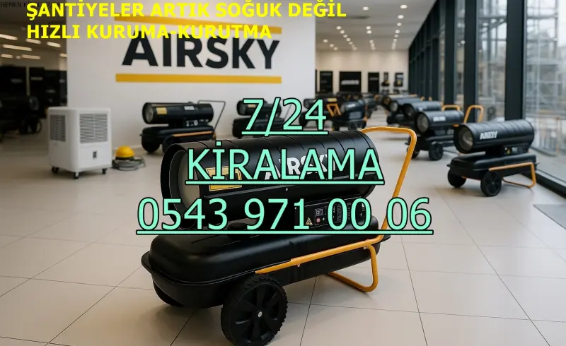 Karşıyaka (İzmir) ELEKTRİKLİ ISIMAK KİRALAMA MAZOTLU ISITICI ISIMAK